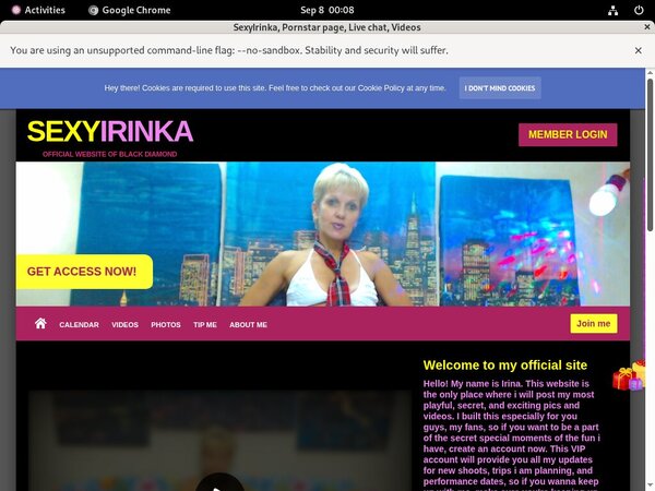 Accounts Sexyirinka.modelcentro.com