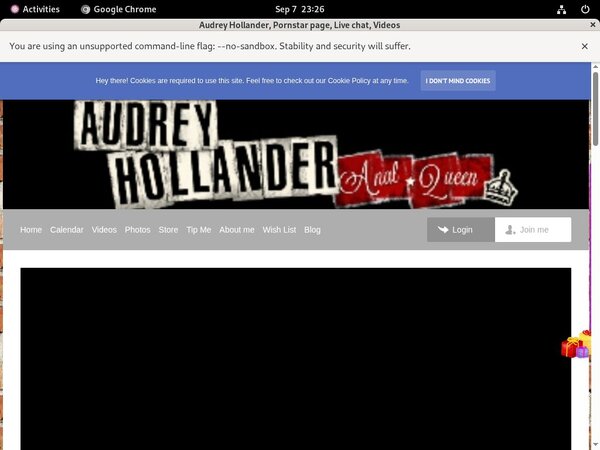 Audrey Hollander Vxsbill Page