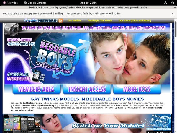 Beddable Boys Ebony