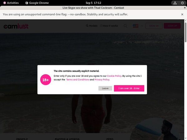 Camlust.com Login