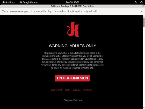 Contas Premium Kink Men