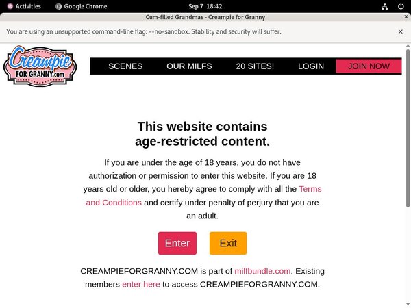 Creampieforgranny Trial Membership Offer
