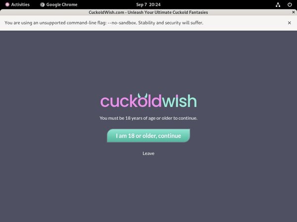 Cuckoldwish Update
