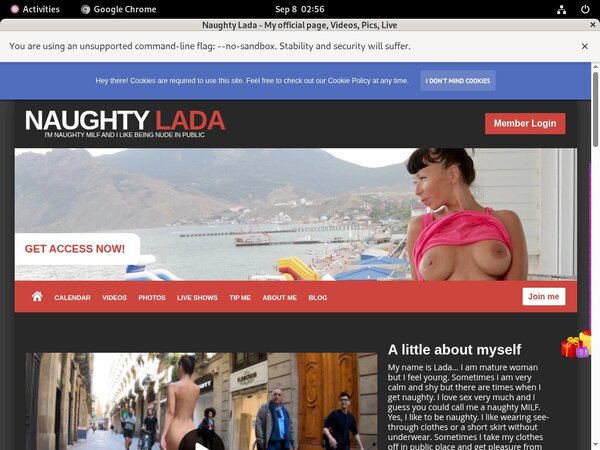 Daily Naughty-lada.com Account