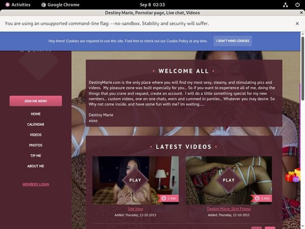 Destiny Marie Hacked Accounts