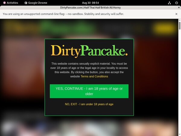 Dirtypancake Parola D'ordine Gratuito
