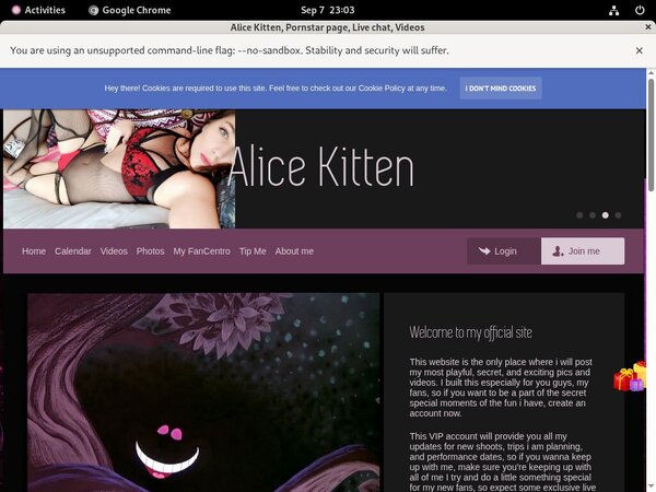 Discount AliceKitten Sign Up