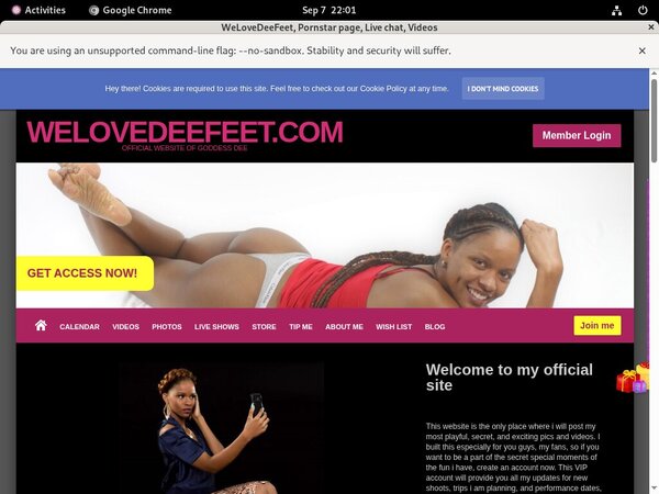 Discount WeLoveDeeFeet Sign Up