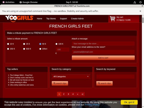 FRENCH GIRLS FEET Limited Rate