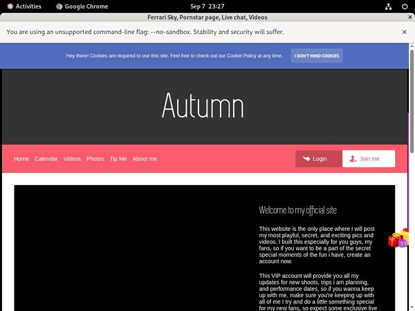 Ferrari Sky Discount Signup