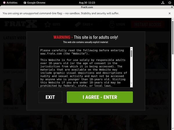 Fraternityx.com Buy Credit