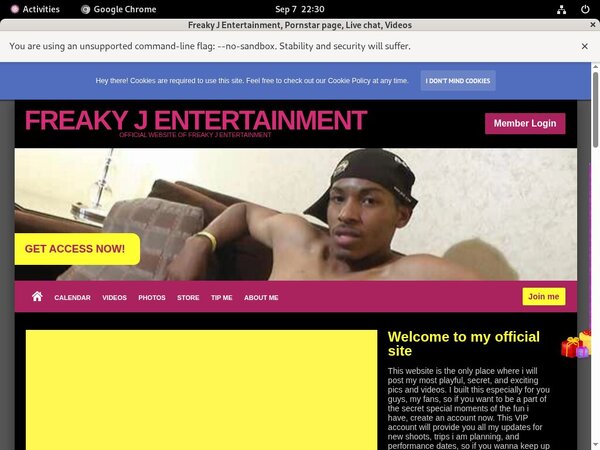 Freaky J Entertainment Free Trial Account