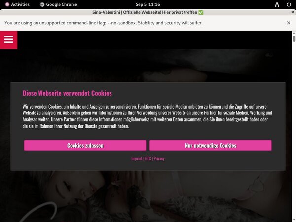 Free Login For Sina Valentini