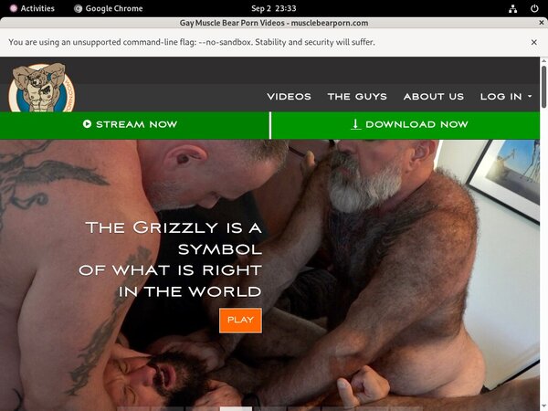 Free Muscle Bear Porn Account