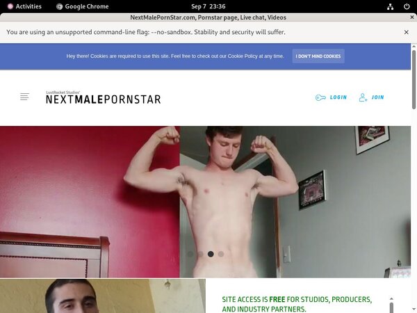 Free NextMalePornStar.com Passes