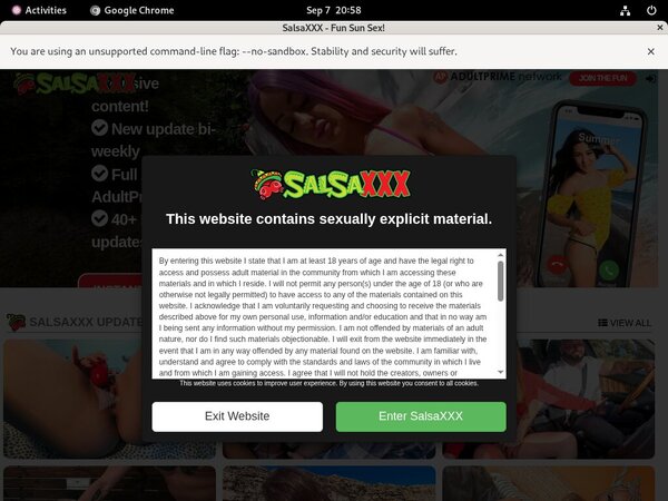 Free Salsaxxx.com Membership Account