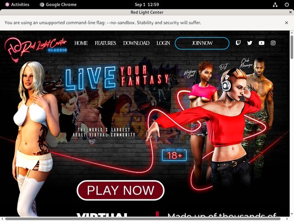 Free Users For Redlightcenter