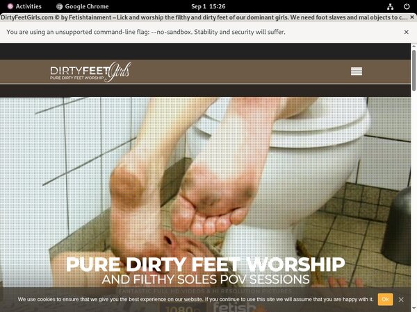 Get Free Dirty Feet Girls Account