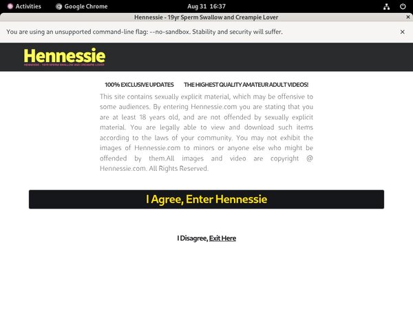 Hennessie Worth It?