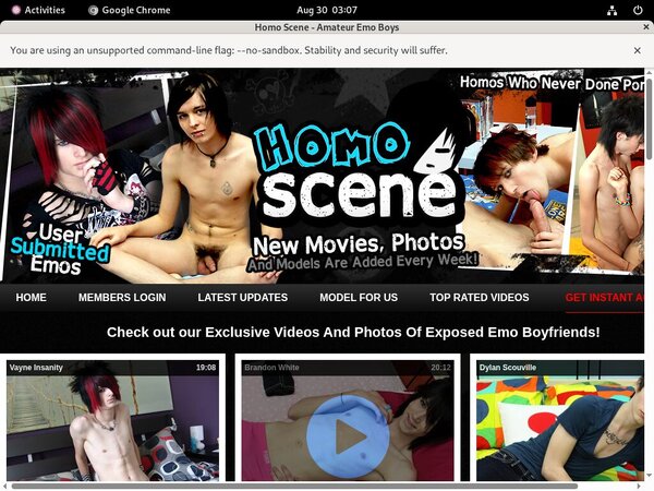 Homoscene Signup Discount Homoscene Signup Discount