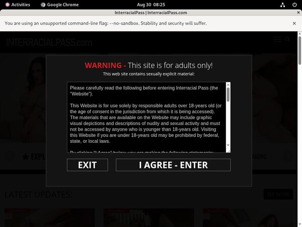 Interracial Pass Logins