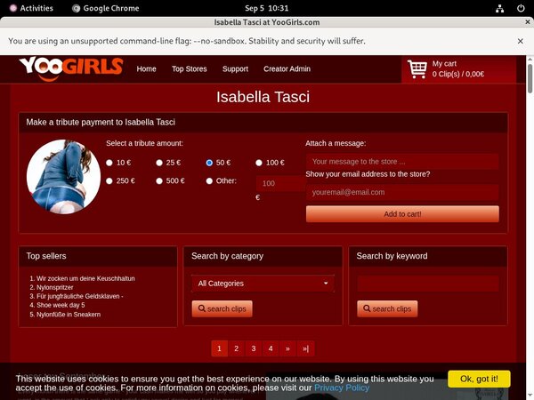 Isabella Tasci Account 2015