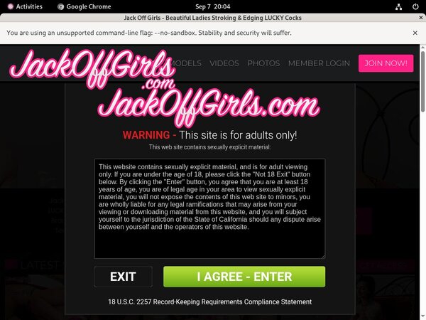 Jackoffgirls Renew Membership
