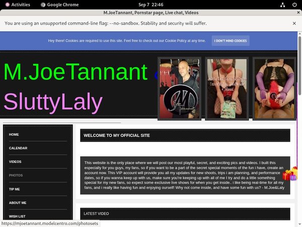 M.joetannant Free Membership