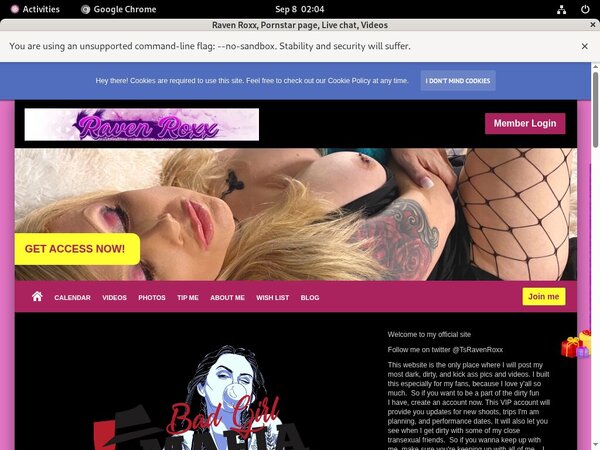 Raven Roxx Join Page