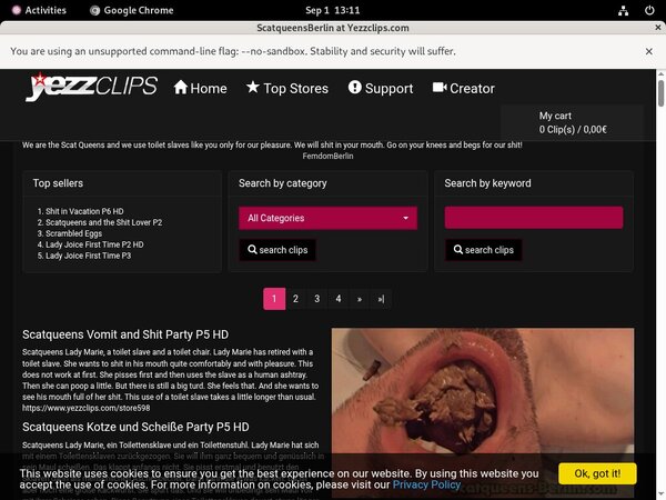 Scat Queens Berlin Membership Account