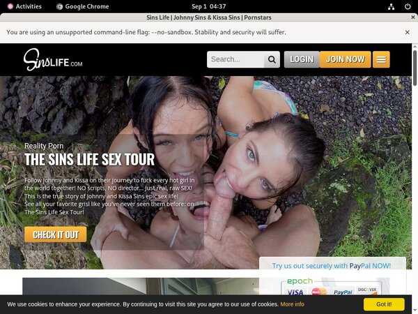 Sins Life Porn Site