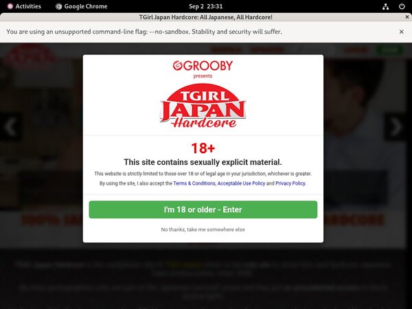 TGirl Japan Hardcore Discount Offer 2018