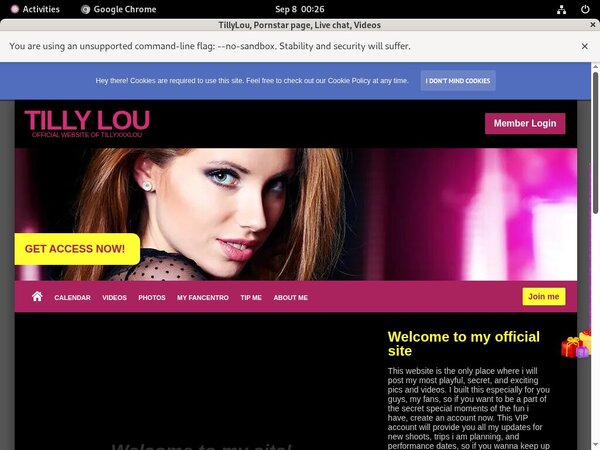 Tillyxxxlou.modelcentro.com Updated Passwords