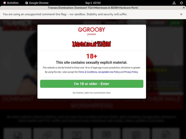 Transexdomination Limited Deal