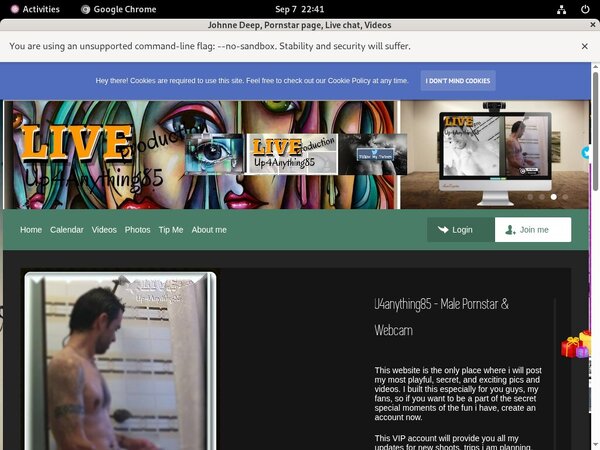Up4anything85.modelcentro.com 1 Day Trial