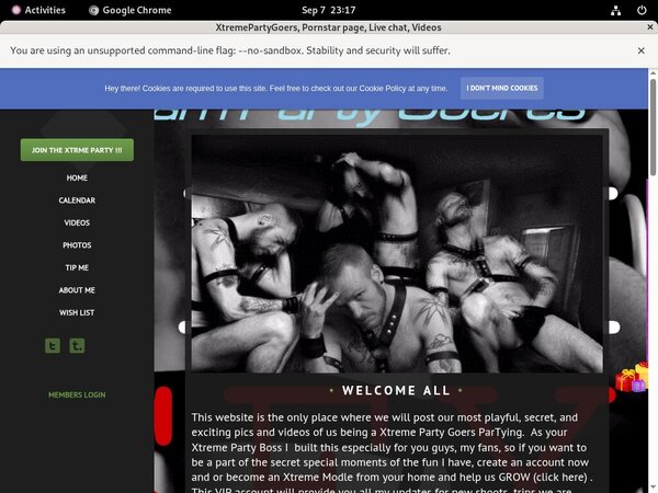 XtremePartyGoers Shop