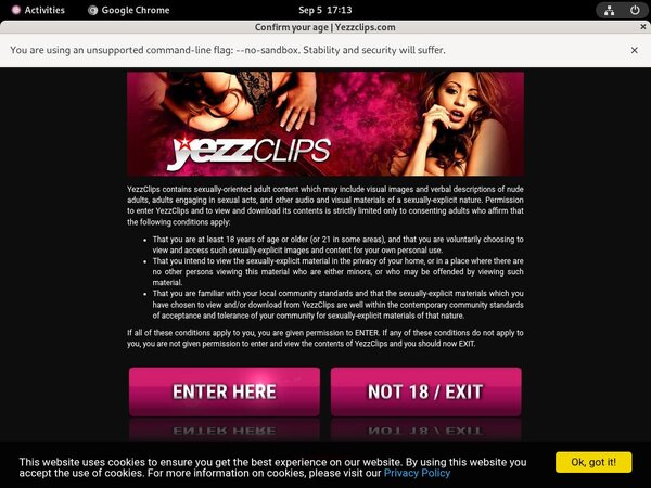 Yezzclips.com Account And Password