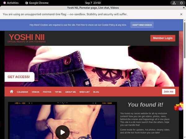 Yoshi Nii Discount Page