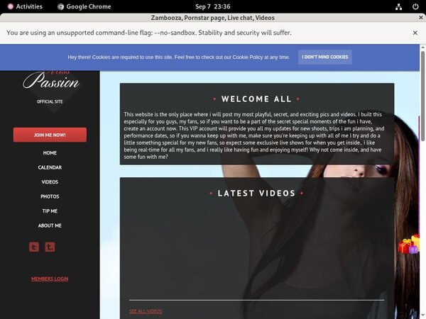 Zambooza.modelcentro.com Mobile Porn