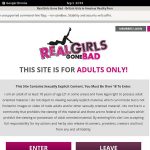 Free Realgirlsgonebad.com Login Account