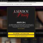 Ladyboypussy Passcodes