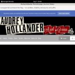 Limited Theaudreyhollander.com Promo